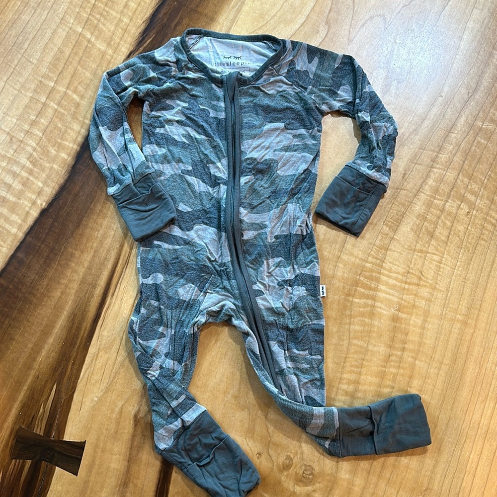 Little Sleepies Zippies. Limited Edition Camo.